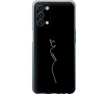 Купить - чехол для смартфона  Чехол силиконовый на телефон OnePlus Nord N200 5G Силуэт1 "4590u-2956-1529"