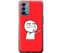 Купить - чехол для смартфона  Чехол силиконовый на телефон OnePlus Nord N200 Мем "4578u-2384-1529"