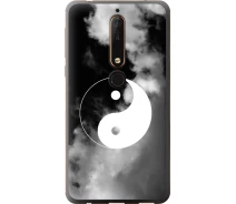 Купить - чехол для смартфона  Чехол силиконовый на телефон Nokia 6.1 Инь и Янь "4389u-1628-1529"