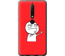 Купить - чехол для смартфона  Чехол силиконовый на телефон Nokia 6.1 Мем "4578u-1628-1529"
