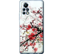 Купить - чехол для смартфона  Чехол силиконовый на телефон Infinix Note 11 Pro Цветущий куст "831u-2865-1529"