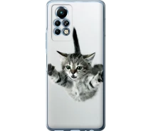 Купить - чехол для смартфона  Чехол силиконовый на телефон Infinix Note 11 Pro Летящий котёнок "2322u-2865-1529"