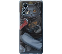 Купить - чехол для смартфона  Чехол силиконовый на телефон Infinix Note 11 Pro gamer cat "4140u-2865-1529"