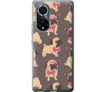 Купить - чехол для смартфона  Чехол силиконовый на телефон Huawei Nova 9 Pro мопсики 2 "4362u-2503-1529"