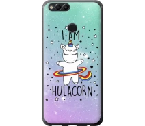 Купить - чехол для смартфона  Чехол силиконовый на телефон Huawei Honor 7X I'm hulacorn "3976u-1139-1529"