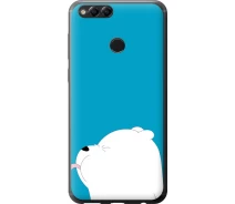 Купить - чехол для смартфона  Чехол силиконовый на телефон Huawei Honor 7X Мишка 1 "4358u-1139-1529"