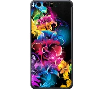 Купить - чехол для смартфона  Чехол силиконовый на телефон Huawei P10 Plus Абстрактные цветы "511u-963-1529"