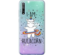 Купить - чехол для смартфона  Чехол силиконовый на телефон Huawei P Smart S I'm hulacorn "3976u-1813-1529"