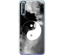 Купить - чехол для смартфона  Чехол силиконовый на телефон Huawei P Smart S Инь и Янь "4389u-1813-1529"