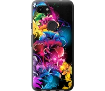 Купить - чехол для смартфона  Чехол силиконовый на телефон Google Pixel 3a XL Абстрактные цветы "511u-1713-1529"