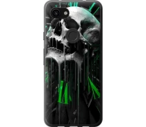 Купить - чехол для смартфона  Чехол силиконовый на телефон Google Pixel 3a XL Череп-часы "4100u-1713-1529"