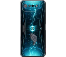 Купить - чехол для смартфона  Чехол силиконовый на телефон Asus Rog Phone 7 Молнии в цилиндре "120u-3405-1529"