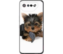 Купить - чехол для смартфона  Чехол силиконовый на телефон Asus Rog Phone 7 Щенок йоркширского терьера "931u-3405-1529"