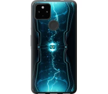 Купить - чехол для смартфона  Чехол силиконовый на телефон Google Pixel 5A Молнии в цилиндре "120u-2286-1529"