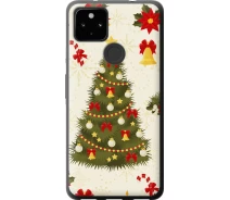 Купить - чехол для смартфона  Чехол силиконовый на телефон Google Pixel 5A Новогодняя елка "4198u-2286-1529"