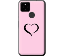 Купить - чехол для смартфона  Чехол силиконовый на телефон Google Pixel 5A Сердце 1 "4730u-2286-1529"