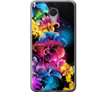 Купить - чехол для смартфона  Чехол 2d пластиковый на телефон Meizu M3 Note Абстрактные цветы "511t-256-1529"