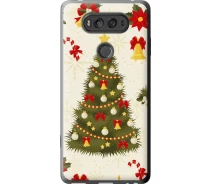 Купить - чехол для смартфона  Чехол 2d пластиковый на телефон LG V20 Новогодняя елка "4198t-787-1529"