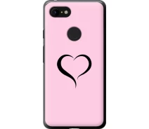 Купить - чехол для смартфона  Чехол 2d пластиковый на телефон Google Pixel 3 XL Сердце 1 "4730t-1523-1529"