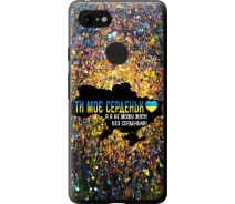 Купить - чехол для смартфона  Чехол 2d пластиковый патриотический на телефон Google Pixel 3 XL Мое сердце Украина "5240t-1523-1529"
