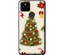 Купить - чехол для смартфона  Чехол 2d пластиковый на телефон Google Pixel 5A Новогодняя елка "4198t-2286-1529"