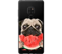 Купить - чехол для смартфона  Чехол 2d пластиковый на телефон Huawei Mate 20 Мопс и арбуз "4665t-1578-1529"