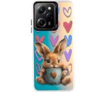 Купить - чехол для смартфона  TPU+PC чехол TakiTaki Love magic glow для Xiaomi Poco X5 Pro 5G (Sweet rabbit / Pink / Purple) (100153328)