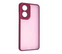 Купить - чехол для смартфона  Чехол Fiji Lens для Oppo A78 (CPH2565) бампер матовый с защитой блока камер Wine Red