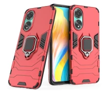 Купить - чехол для смартфона  Чехол Fiji Ring для Oppo A78 (CPH2565) бронированный бампер с кольцом подставкой красный