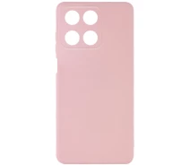 Купить - чехол для смартфона  Чехол Fiji Style для Honor X8a силикон бампер с защитой блока камер светло-розовый