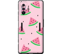 Купить - чехол для смартфона  Чехол силиконовый на телефон Xiaomi Poco F4 GT Розовый арбуз "4314u-2958-1529"
