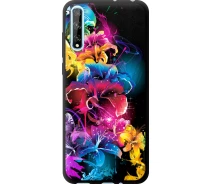 Купить - чехол для смартфона  Чехол tpu на телефон Huawei P Smart S Абстрактные цветы "511b-1813-1529"