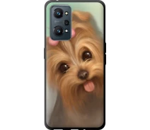 Купить - чехол для смартфона  Чехол tpu на телефон Realme GT Neo 2 Нарисованный йоркширский терьер "928b-2489-1529"