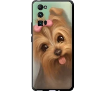 Купить - чехол для смартфона  Чехол tpu на телефон Huawei Honor 30 Pro Нарисованный йоркширский терьер "928b-1920-1529"