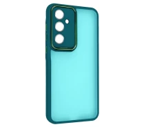Купить - чехол для смартфона  Чехол Fiji Lens для Samsung Galaxy S24 (S921) бампер матовый с защитой блока камер Dark Green