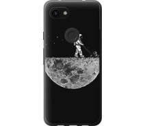 Купить - чехол для смартфона  Чехол силиконовый на телефон Google Pixel 3a XL Moon in dark "4176u-1713-1529"