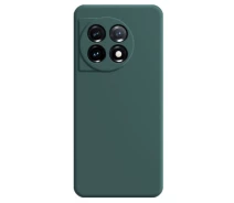 Купить - чехол для смартфона  Чехол Fiji Style для OnePlus 11 силикон бампер с защитой блока камер темно-зеленый