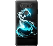 Купить - чехол для смартфона  Чехол 2d пластиковый на телефон LG V20 Бело-голубой огненный дракон "113t-787-1529"