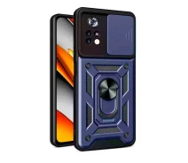 Купить - чехол для смартфона  Чехол UHDefence Series Xiaomi Poco M4 Pro 4G Blue (with Camshield and magnet)