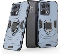 Купить - чехол для смартфона  Чехол Fiji Ring для Oppo Reno8 Pro 5G / Reno8 Pro Plus 5G бронированный бампер с кольцом темно-синий