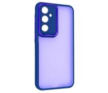 Купить - чехол для смартфона  Чехол Fiji Lens для Samsung Galaxy S24 (S921) бампер матовый с защитой блока камер Blue