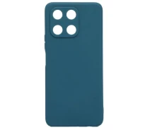 Купить - чехол для смартфона  Чехол Fiji Style для Honor X8a силикон бампер с защитой блока камер синий