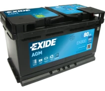 Купить - автомобильный аккумулятор  Аккумулятор 80 Ah/12V EXIDE AGM Euro EK800