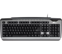 Купить - клавиатуру  Клавиатура Frime Classic Keyboard Black-Silver USB (FKBB0323)