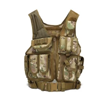 Купить - тактический разгрузочный жилет  Жилет тактический AOKALI Outdoor A60 Camouflage CP военный с множеством карманов и сеткой для вентиляции