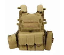 Купить - тактический разгрузочный жилет  Жилет тактический AOKALI Outdoor А64 Sand армейский песочный военный
