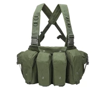 Купить - тактический разгрузочный жилет  Жилет тактический AOKALI Outdoor A69 Green единоразмерный тренировочный с карманами на заклепках