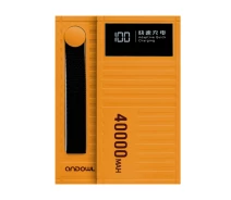 Купить - power bank  УМБ Andowl Q-CD4000 Power Bank 40000 mah Внешний аккумулятор с быстрой зарядкой QC3.0 PD30W Желтый (повер банк, портативная батарея) + Подарок USB-лампочка