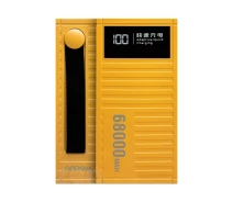 Купить - power bank  УМБ Andowl Q-CD6500 Power Bank 60000 mah Внешний аккумулятор с быстрой зарядкой QC3.0 PD30W Желтый (повер банк, портативная батарея) + Подарок USB-лампочка