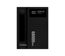 Купить - power bank  УМБ Andowl Q-CD6500 Power Bank 60000 mah Внешний аккумулятор с быстрой зарядкой QC3.0 PD30W Черный (повер банк, портативная батарея) + Подарок USB-лампочка